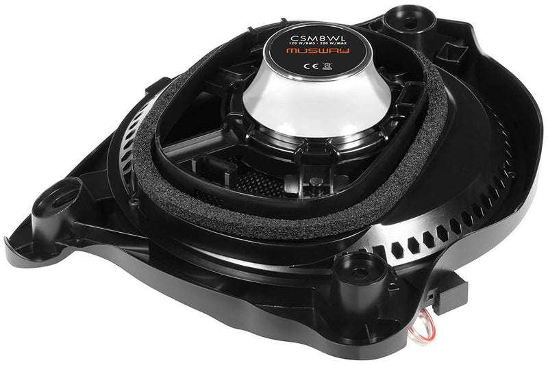 MUSWAY CSM8WL - 8" Left Footwell Subwoofer For Mercedes C/GLC/E Class