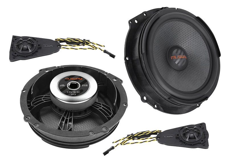 MUSWAY CSVT8.2C - 8" 2-Way Component Set For VW T5/T6