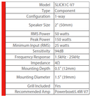 VIBE SLICK1-V7 - 1" Component Tweeter (PAIR)