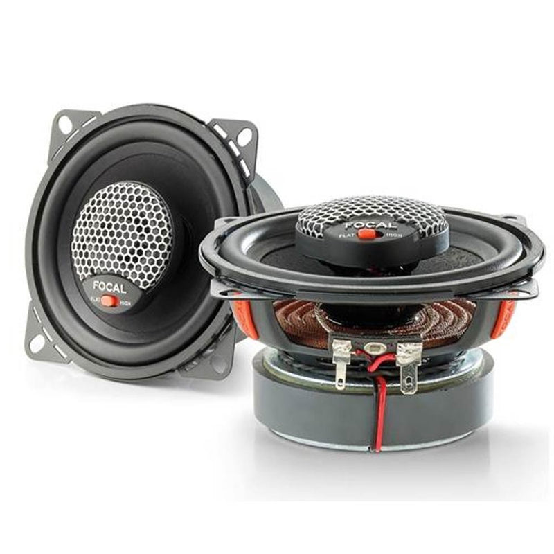 Focal Car Audio ICU100 Integration - 4" 2 -Way Coaxial Slim Speaker System (PAIR)