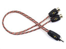 STINGER 4000 SERIES 2 CHANNEL RCA Y ADAPTER 1MALE TO 2 FEMALE (SI42YF)