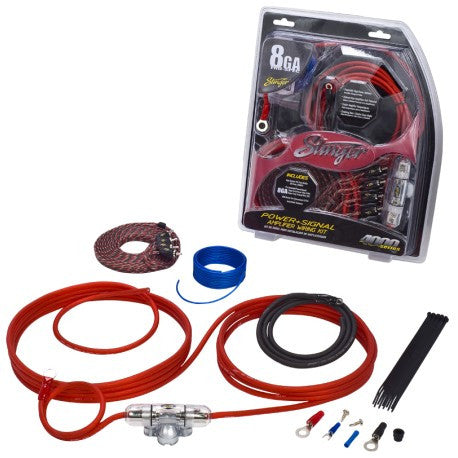 Stinger 4000 Series 8 Gauge Power And Signal Wiring Kit (SK4681)