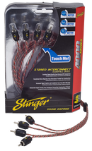 STINGER 4000 SERIES 4 CHANNEL RCA CABLE (SI4417=17ft/5.18m)
