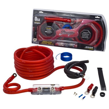 Stinger 4000 series 1/0 gauge power wiring kit  (SK4201)