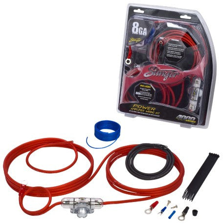 Stinger 4000 Series 8 Gauge Power Only Wiring Kit (SK4281)