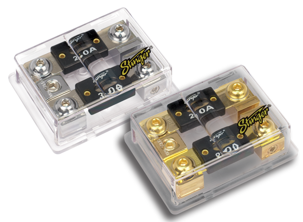 STINGER (SPD5210) DUAL ANL 1 x 0 to 2 x 4 GAUGE FUSE HOLDER