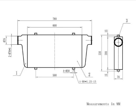 PSR UNIVERSAL PERFORMANCE INTERCOOLERS 600X300X76MM 600X300X100MM