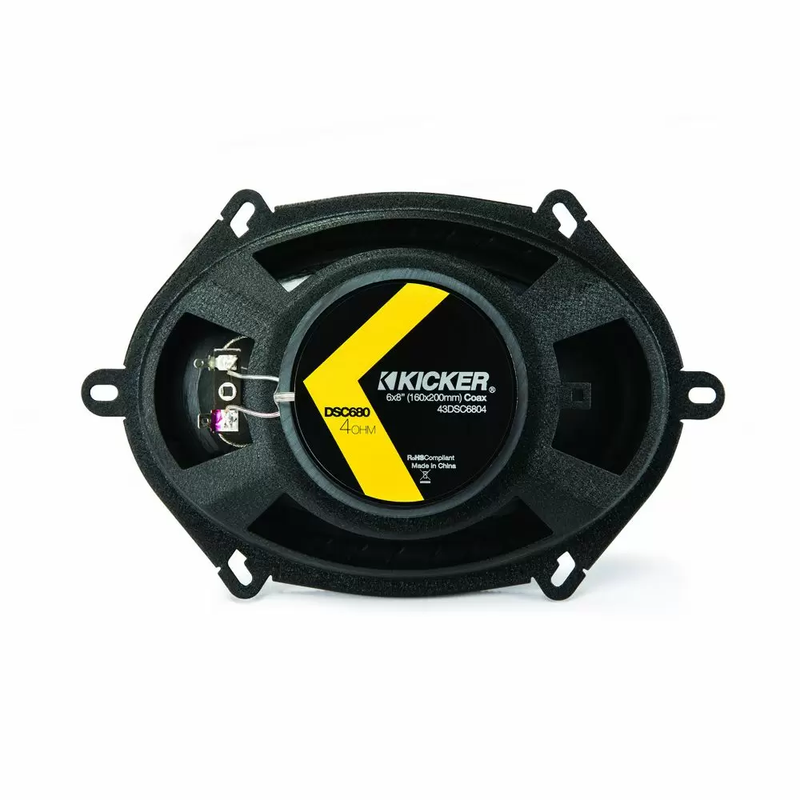 KICKER DS - 6"X8" COAXIAL SPEAKER SYSTEM