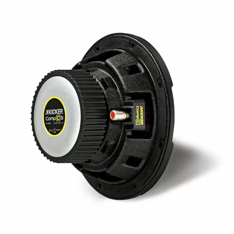 KICKER COMPC - 8" SINGLE VOICE COIL SUBWOOFER - 4 OHM