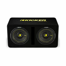 KICKER COMPC - DUAL 10" VENTED LOADED ENCLOSURE - 2 OHM