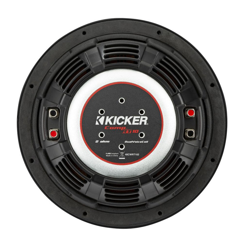 KICKER COMPRT - 10" THIN PROFILE SUBWOOFER - 2 OHM