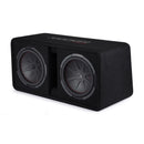 KICKER COMPR - DUAL 12" VENTED LOADED ENCLOSURE - 2 OHM