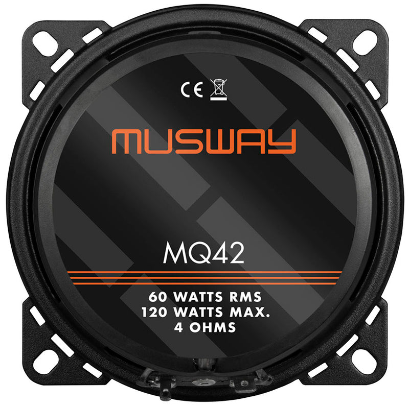 MUSWAY MQ42  - 4" 2 Way Coaxial Speaker