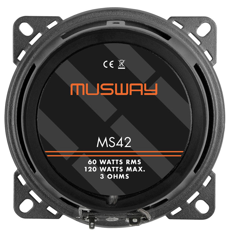 MUSWAY MS42 - 4" 2 Way Coaxial Speaker