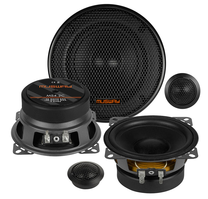 MUSWAY MS4.2C - 4" 2 Way Component Set