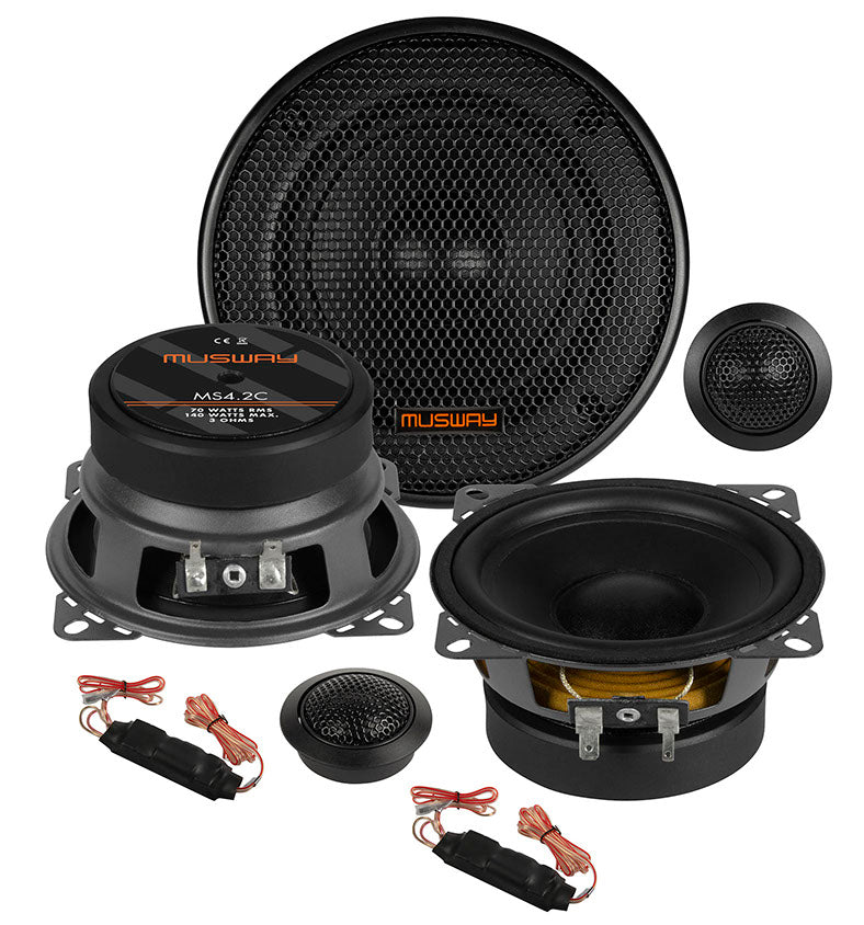 MUSWAY MS4.2C - 4" 2 Way Component Set