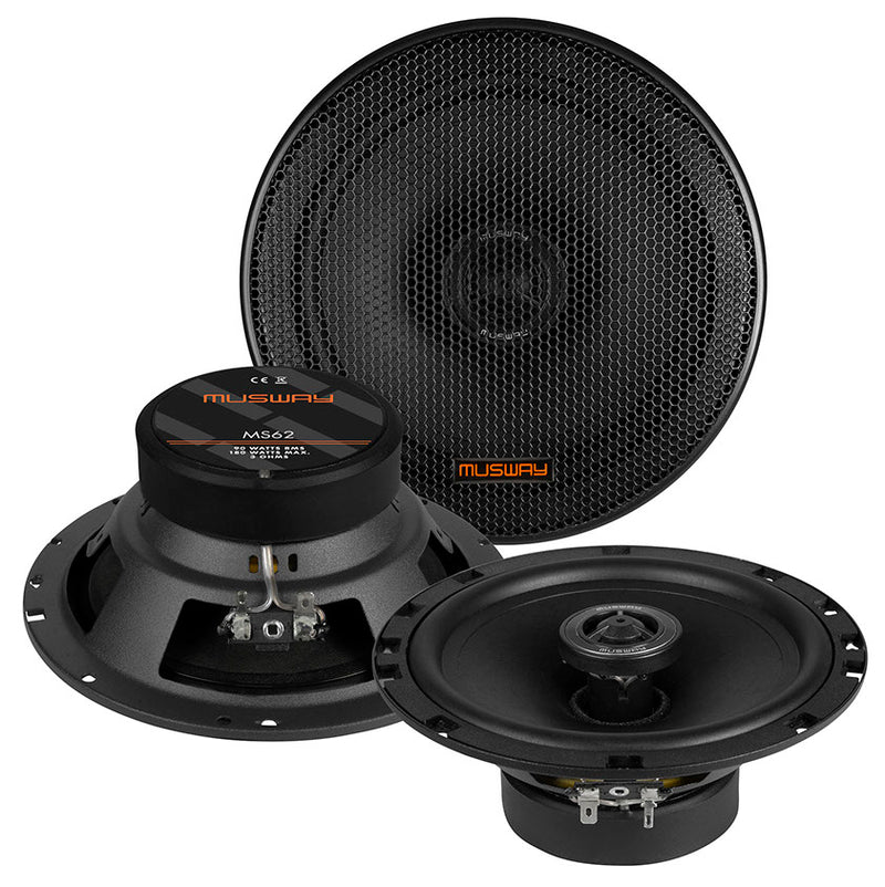 MUSWAY MS62  - 6.5" 2 Way Coaxial Speaker