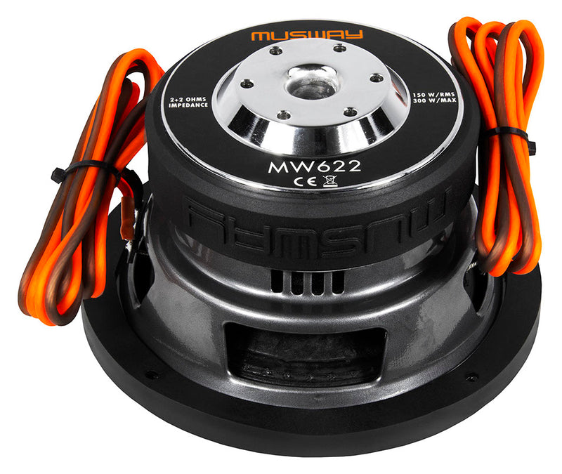 MUSWAY MW622 - 6.5" Subwoofer With Connection Cables