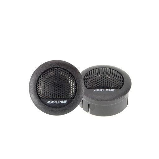 Alpine SXE-1006TW - Mylar-Titanium Balanced Dome Tweeter (PAIR)