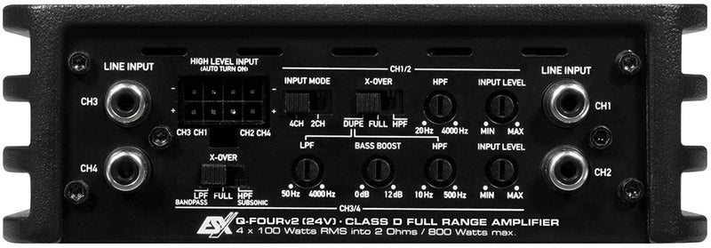 ESX Q-FOURV2 (24V) - 4 Channel 24V Amplifier