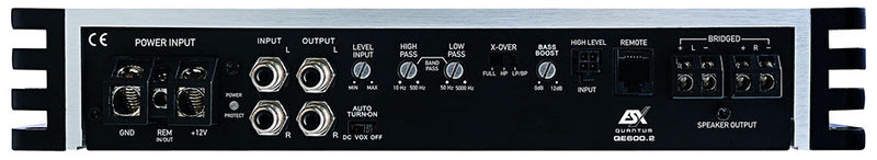 ESX QE600.2 - 2 Channel Amplifier