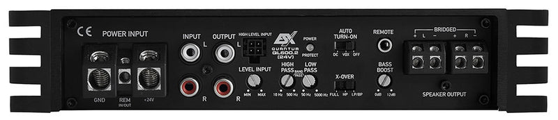 ESX QL600.2-24V - 2 Channel 24V Amplifier