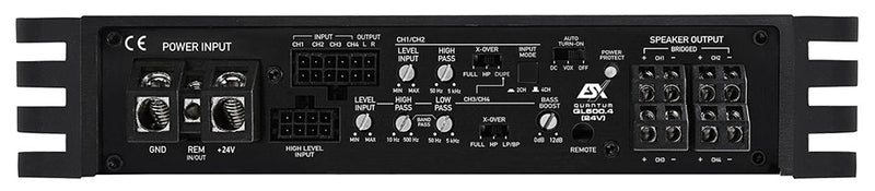 ESX QL600.4-24V - 4 Channel 24V Amplifier