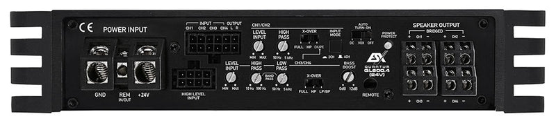ESX QL600.4 (24V) - 4 Channel 24V Amplifier