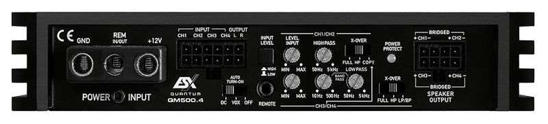 ESX QM500.4 - 4 Channel Amplifier