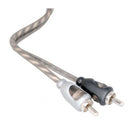 Rockford Fosgate RFI-6 - 6 Feet (2M) Twisted Pair RCA Signal Cable
