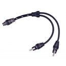 Rockford Fosgate RFITY-1F Premium RCA Y-Adapter 1 Female To 2 Male