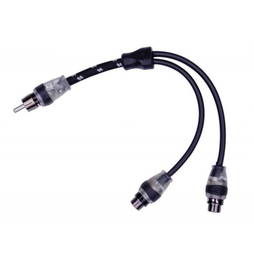 Rockford Fosgate RFITY-1M - Premium RCA Y-Adapter 1 Male To 2 Female