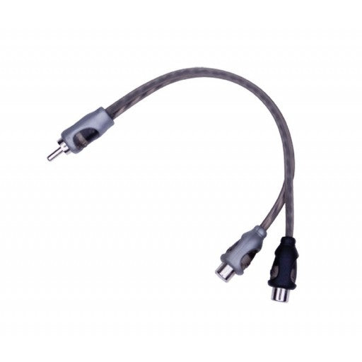 Rockford Fosgate RFIY-1M - Twisted Pair Y-Adapter 1 Male To 2 Female