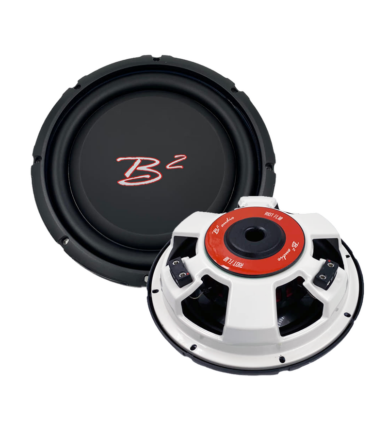 B2 Audio RIOT FL10 (Shallow Mount) - 10" Subwoofer