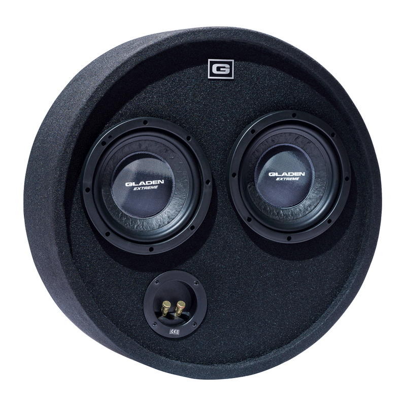 Gladen RS 08 RB DUAL - 2 x 8" Subwoofer Enclosure